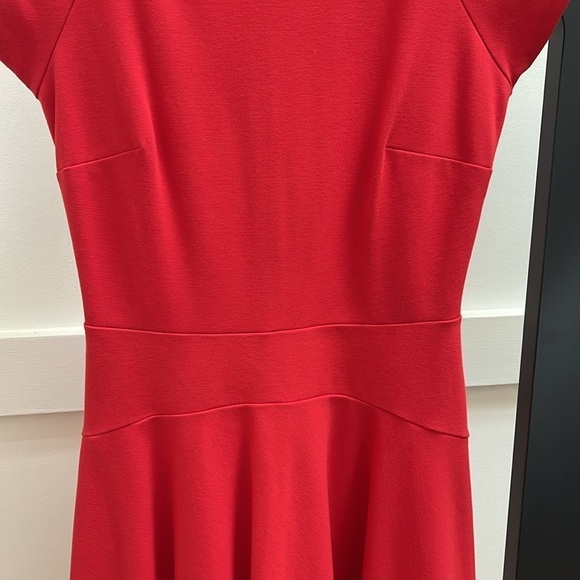 DIANE VON FURSTENBERG Red Knit Dress size 0 - Picture 3 of 9